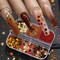 Fall Maple Leaf Nail Glitter Sequins 3D Holographic Leaves (Multicolor)